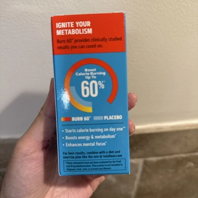 GNC Total Lean Burn 60 60 comprimidos con sabor a canela Foto 1 de 4