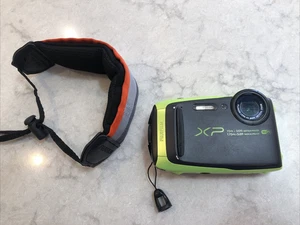 Fujifilm FinePix XP90 Lime Green Water Proof Digital Camera TESTED + Float Strap - Picture 1 of 16