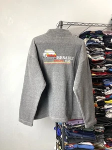 Vintage Pirelli Renault Club Fleecejacke Racing F1 Formel Nascar grau Größe M - Bild 1 von 8