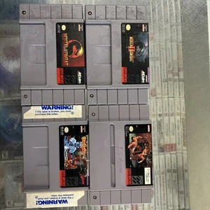 Fighting Bundle Lot (Super Nintendo SNES) - Cartridge Only - Tested, Working - Picture 1 of 8