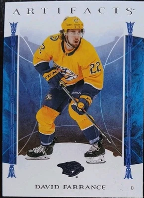 2022 - 2023 Upper Deck Artifacts David Farrance Predators #24 Hockey Card - Image 1 of 2