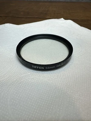 Vintage Tiffen 55mm HAZE-1 Filter Lens Accessory Photography Fixed Focal - Image 1 of 4