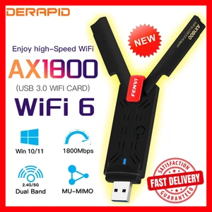 Fenvi AX1800 WiFi 6 USB Adapter Dual Band 2,4G/5GHz USB 3.0 Empfänger Dongle - Bild 1 von 6