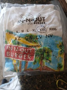 T-Shirt In-N-Out Burger 2020 California Sunset XXL weiß Souvenir Merch - Bild 1 von 2