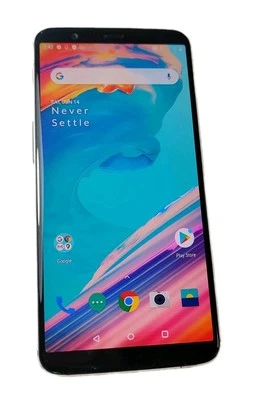 OnePlus 5T Dual Sim - 128GB/8GB White Unlocked -Android 10 Working #507H📱🔥✅ - Image 1 of 4