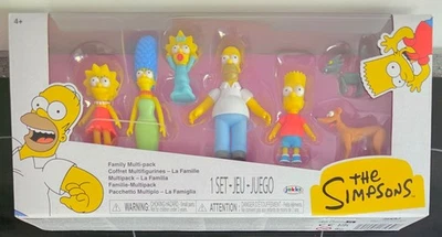 The Simpsons Mini-Figuren Set 7-teilig Jakks Pacific 2024 NEU OVP - Bild 1 von 2