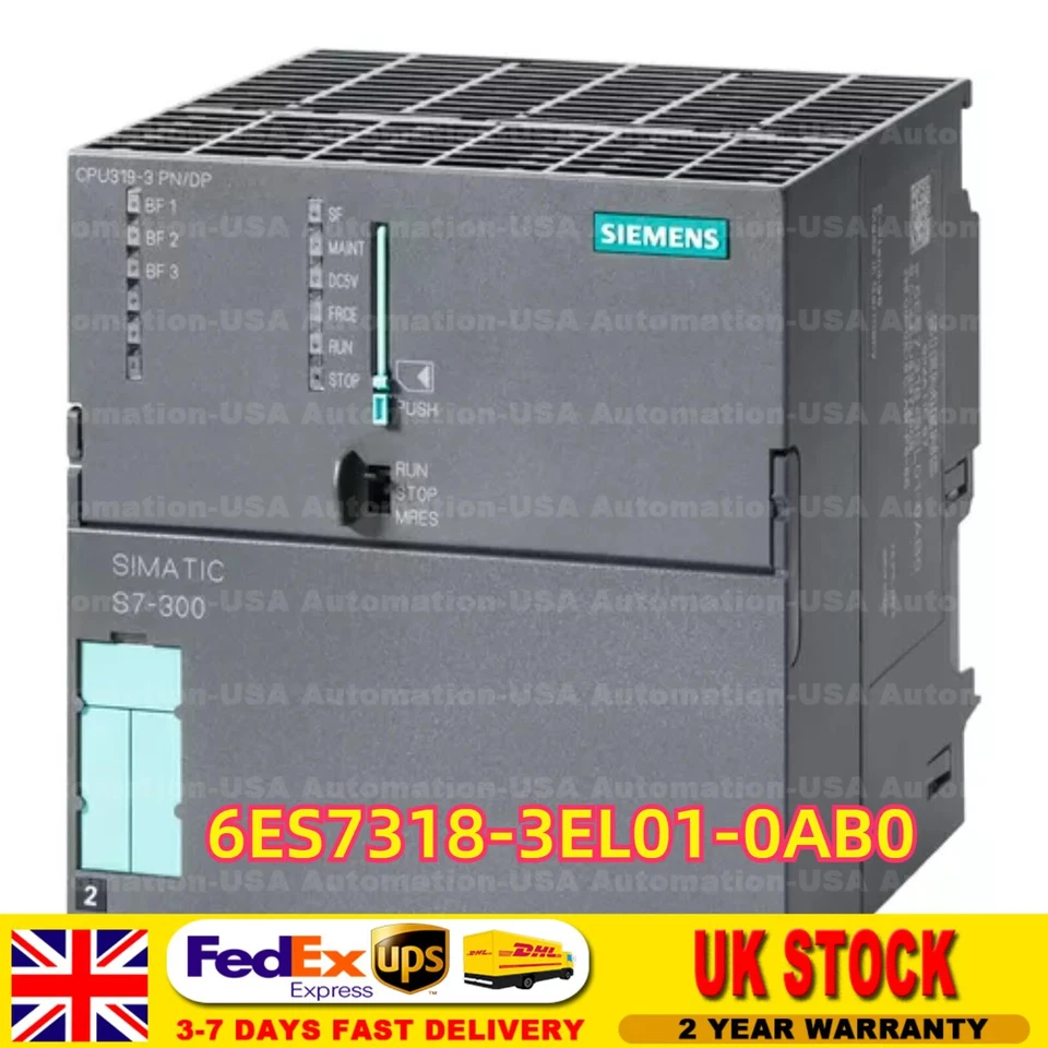 New Siemens 6ES7 318-3EL01-0AB0 6ES7318-3EL01-0AB0 Central processing unit- vip - Image 1 of 1