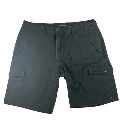 Pantalones cortos cargo negros INC International Concepts para hombre talla 38W algodón elástico Foto 1 de 4