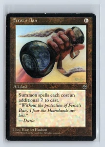 (2x) FEROZ'S BAN – MTG Magic the Gathering Card – Homelands – Rare - Picture 1 of 6