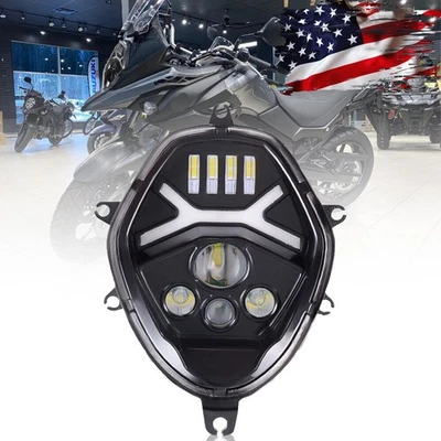 Farol de LED DRL para Suzuki V-STROM DL1000 DL650 2014 2015 2016 2017 2018 2019 - Imagem 1 de 4