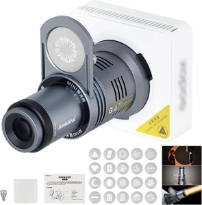 Ehrgeiziges Mini Optical Snoot Gobos Zubehör kompatibel mit Godox Mount - Bild 1 von 9