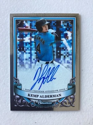 2024 Bowman Sterling Baseball - Kemp Alderman PA-KA - Prospect Autograph  - Image 1 of 2