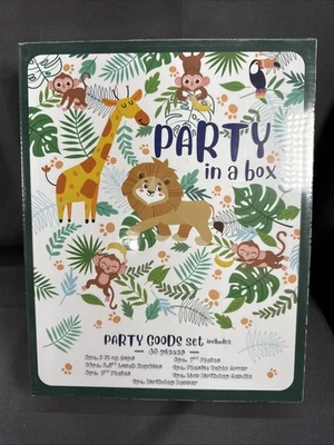 Festa em uma caixa, xícaras, pratos lacrados!! Guardanapos, capas de mesa e velas - Imagem 1 de 4