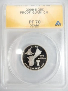 2009 S PROOF N. MARIANA ISLANDS QUARTER, ANACS PF69 DCAM #L18 - Picture 1 of 4
