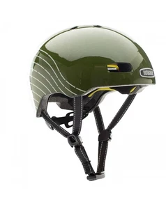 Nutcase Street Helmet "Dust for Prints" Medium, Gloss Green Reflective MIPS - Picture 1 of 12