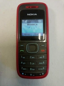 CELLULARE NOKIA 1208 FUNZIONANTE Rosso - Foto 1 di 5