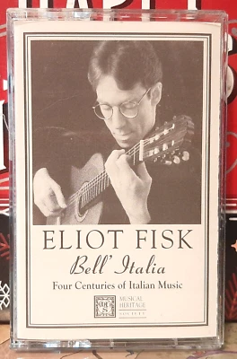 ELIOT FISK / BELL' ITALIA ~ 4 CENTURIES OF ITALIAN MUSIC CASSETTE ~ 1991 MHS - Image 1 of 2