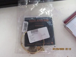 Alex and Ani Anker II Armreif Charm Armband, Gold - Bild 1 von 2