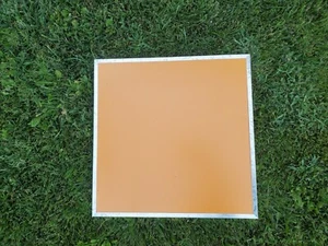 2 - PB Teen ORANGE magnetische trocken abwischbare Tafeln Aluminiumrahmen - 20" x 20" - Bild 1 von 6