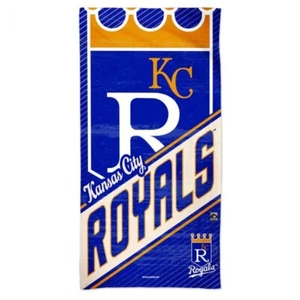 KANSAS CITY ROYALS 100% COTTON 30" X 60" BEACH TOWEL FROM WINCRAFT - Picture 1 of 1