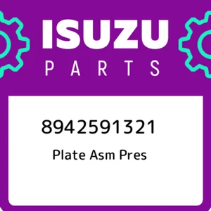 8942591321 Isuzu Plate asm pres 8942591321, New Genuine OEM Part - Picture 1 of 1