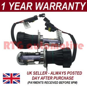 2X BULBS FOR AFTER MARKET HID CONVERSION KIT XENON 10000K BLUE 55W PLUG IN - Picture 1 of 1