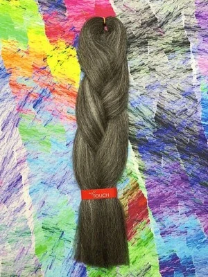 LA TREND KANEKALON JUMBO BRAID DREADS #44 GUN METAL GREY
