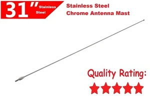 31" Antenna Chrome Mast Power Radio AM/FM for 2010-2015 Can-Am Spyder ST/RT/RTS - Picture 1 of 15