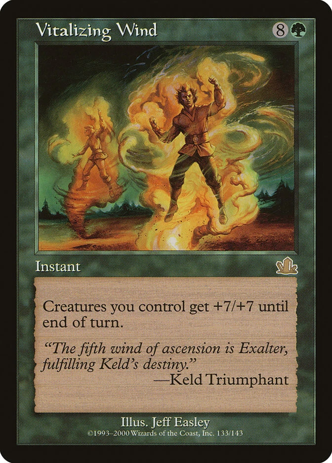 MTG Vitalizing Wind  - Prophecy #133 - Image 1 of 1