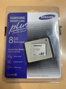 SAMSUNG 8GB SDHC SD memory card NEW+soft case - Picture 1 of 2