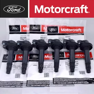 6Pcs GENUINE OEM Ignition Coils DG-520 Fit For 2007-13 Lincoln Mercury 3.5L 3.7L - Picture 1 of 11