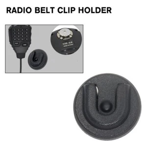 Universal Ham CB Radio Microphone Mic Hanger Holder Back Adhesive Hot W/ S0T9 - Zdjęcie 1 z 7