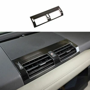 Fit For Defender 110 90 2020-2022 Black Steel Middle Air Outlet Vent Cover Trim - Foto 1 di 5