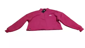 K-01638 ALPHA INDUSTRIES Women's Half Zip Sweater Cos SL Wmn Sweatshirt Gr.M NEU - Bild 1 von 3