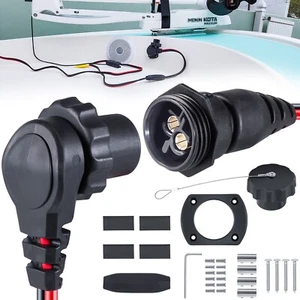 1865120 MKR-28 Trolling Motor Plug Receptacle For Minn Kota Freshwater Saltwater - Foto 1 di 8