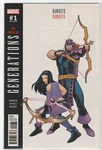 HAWKEYE GENERATIONS #1 (2017) ELIZABETH TORQUE VARIANT ~ KATE BISHOP ~ UNREAD NM - Picture 1 of 4