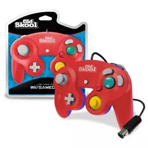 Old Skool Dual Analog Controller for Nintendo Game Cube & Wii - Mascot Red - Picture 1 of 2