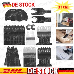 31tlg Sägeblatt Multifunktionswerkzeuge Zubehör für Fein Bosch Makita Multitool - Bild 1 von 17