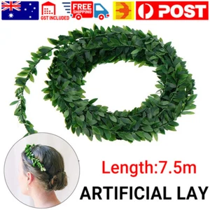7.5M Artificial Ivy Vine Fake Foliage Flower Hanging Leaf Garland Plant Party AU - Picture 1 of 10