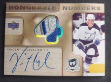 2005-06 Upper Deck The Cup Honorable Numbers /4 Vincent Lecavalier 