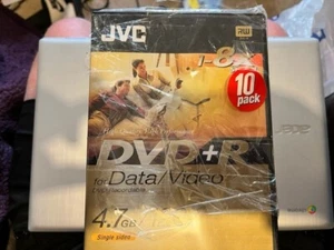 New JVC DVD+R 4.7GB 120Min Discs x10 - Picture 1 of 2