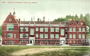 Postal Portland Academy School Portland Oregon Edward H. Mitchell 1915 - Imagen 1 de 2