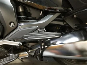 Raised Passenger Floorboards for BMW K1600GT K1600GTL 2017+ BLACK by Ilium Works - Picture 1 of 2