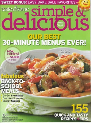 Taste of Home Simple & Delicious Aug / Sep 2010 Recipes Rosted Vegetable Penne - Image 1 of 2