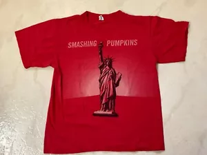 Vintage Smashing Pumpkins 2007 Concert T Shirt Red Cotton M By Anvil - Picture 1 of 4