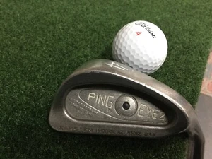 Ping Eye 2 Single 4 Iron Black DOT Steel PING Reg Shaft Right Hand 381/2" - Picture 1 of 12
