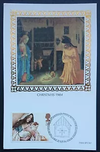 G.B. BENHAM F.D.C. POSTCARD CHRISTMAS 1984 - Picture 1 of 3