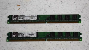Kingston 2GB (2x1GB) KVR667D2N5K2 DDR2 677MHz DDR2-667 RAM - Picture 1 of 1