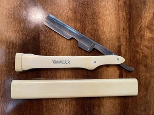 Vtg Western States Cut & Mfg Co, Straight Edge Razor Traveler Boulder CO w/Case - Picture 1 of 13