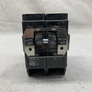 Eaton BQC240240 One-2Pole 40 Amp One-2 Pole 40 Amp 120 Volt Quad Circuit Breaker - Picture 1 of 4
